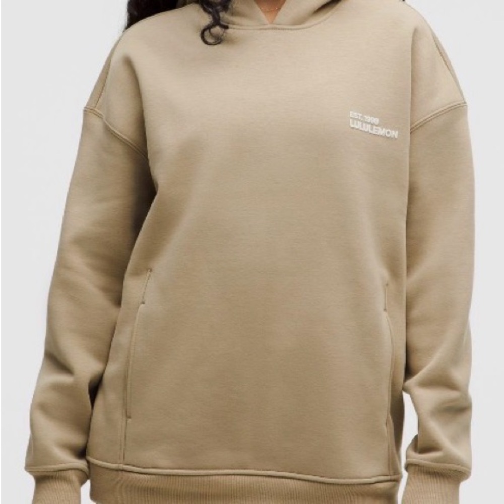 lululemon athletica Women's Beige Hoodie Sweater
